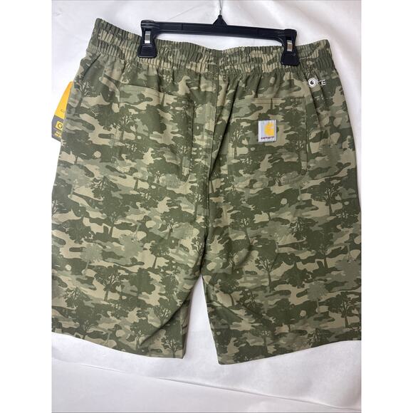 Carhartt Boys Rugged Flex Camo Work Lightweight Shorts New Size XLarge XL 18/20 - Picture 7 of 9